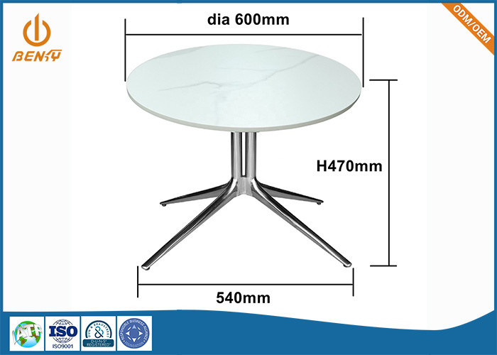 میز قهوه فلزی قطعات یدکی مبلمان اداری OEM آلومینیومی ADC12