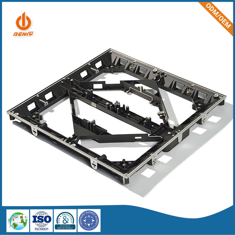قطعات ریخته گری قالب دیوار قاب پشت پانل آلومینیومی داخلی داخلی HD صفحه نمایش LED صفحه نمایش صفحه پشتی کابینت آلیاژی گرانشی