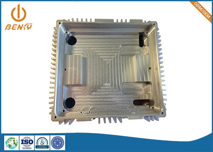 جعبه سینک حرارتی آلومینیومی قطعات ماشینکاری CNC با دقت بالا برای تقویت کننده قدرت