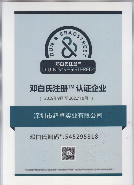 چین Shenzhen Benky Industrial Co., Ltd. گواهینامه ها
