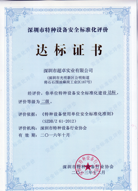 چین Shenzhen Benky Industrial Co., Ltd. گواهینامه ها